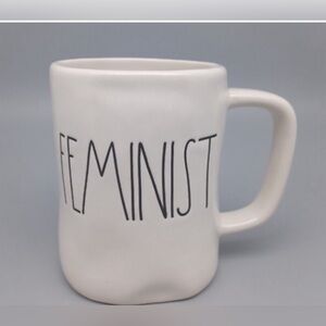 Rae Dunn Feminist Mug Coffee, Tea Cup Ceramic White